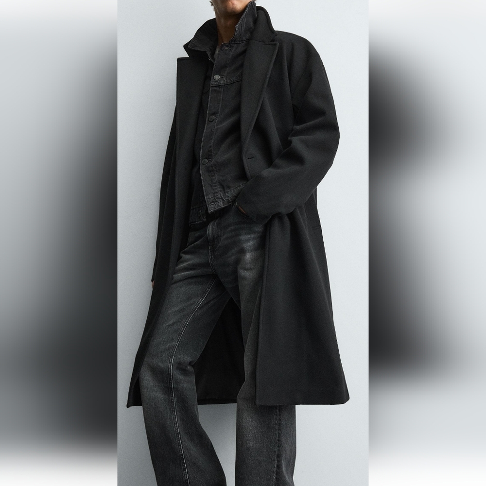 Classic Men's Water Repellent Textured Zara Coat